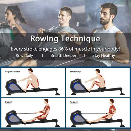 Indoor Rowing Technique for a Full-Body Workout