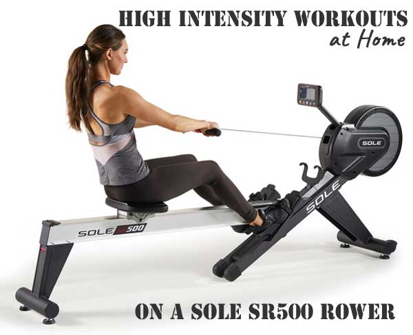 Sole SR500 Rower for Effective High Intensity Workouts at Home