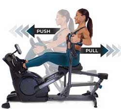 Teeter Power 10 Elliptical Rower with Both Push and Pull Movements